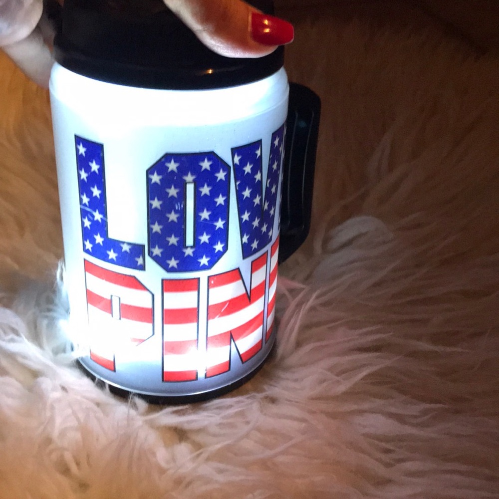 Victoria secret pink light up chug mug